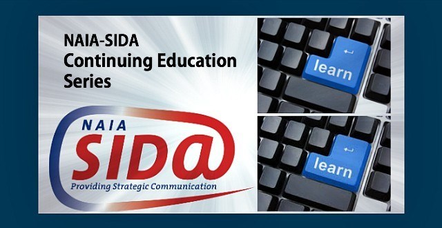 Feb. 23  NAIA-SIDA Continuing Education Webinar